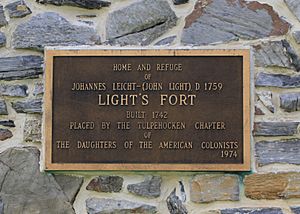 Light's Fort - Bronze Plaque - 6-14-2019