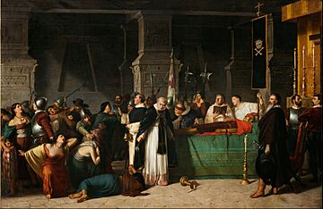 Luis Montero - The Funerals of Inca Atahualpa - Google Art Project