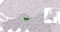Map - NL - Municipality code 0867 (2009)