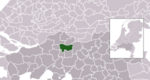 Location of Waalwijk