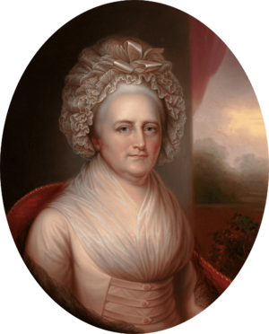 Martha Washington by Rembrandt Peale c1856