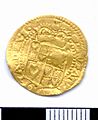 NARC-03DB91, james I half crown reverse gold (FindID 536070)