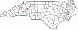 Location of Bethlehem, North Carolina