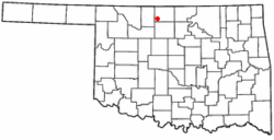 Location of Nash, Oklahoma