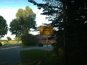 Ortsschild Emlichheim - Emmelkamp