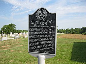 Phillipsburg TX Cemetery Marker