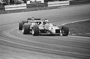 Pironi and Alboreto at 1982 Dutch Grand Prix
