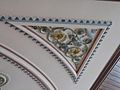 Plasterwork ceiling spandrel c1880,