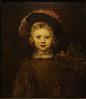 Portrait of a boy by Rembrandt