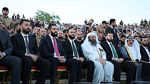 President Ahmed al-Sharaa attended the "Aleppo, Key to Victory" event on 27 May 2025
