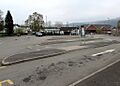 Quiet Abergavenny bus station (geograph 6112203)