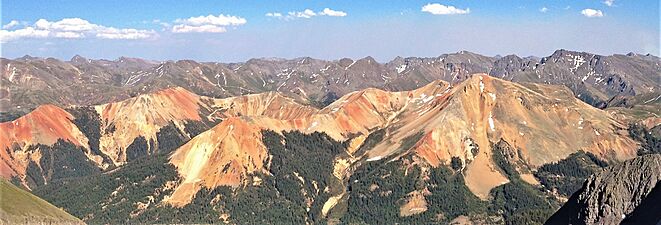 Red Mountain from Imogene Pass