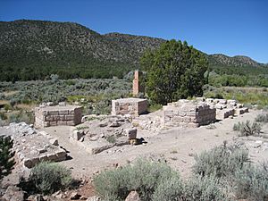 Ruins At Old Iron Town State Park Utah