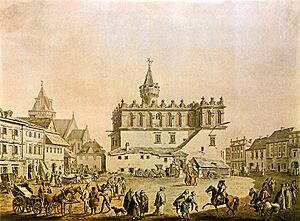 Rynek i ratusz w Tarnowie - Zygmunt Vogel