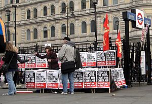 Socialist Workers Party stall