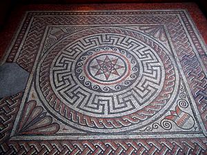 Sparsholt Villa Mosaic - Winchester City Museum