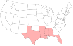 Location of teams in {{{title}}}