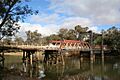 Swan hill bridge murray river