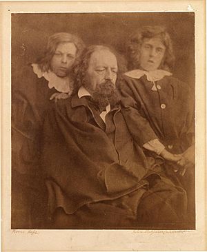 Tennyson and his sons by Julia Margaret Cameron