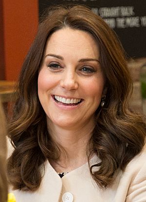 A photo of Catherine, Duchess of Cambridge at the age of 37
