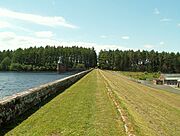 The dam, Castle Carrock Reservoir - geograph.org.uk - 1433200