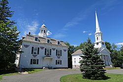 Town Hall and First Congregational Church