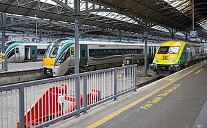 Trains, Heuston Railway Station - geograph.org.uk - 4947840