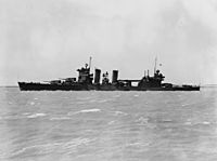 USS Astoria (CA-34) off Mare Island in July 1941