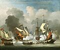 Un engagement with Barbary Corsairs