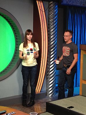 Veronica Belmont and Brian Brushwood