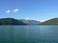 View of Arrow Lake from the Needles Ferry in August