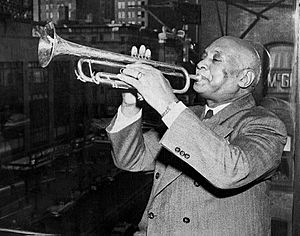 W. C. Handy (1949 portrait with trumpet)