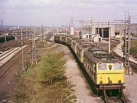 Locomotives in sidings