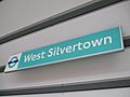West Silvertown stn signage