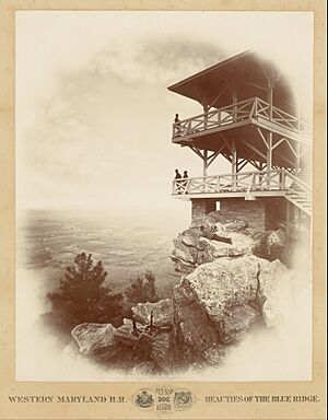 William Henry Jackson (American - North from High Rock, Pen-Mar - Google Art Project