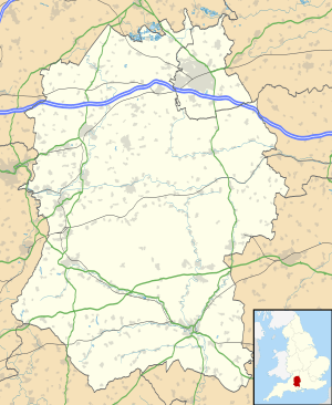 Map showing the location of Fyfield Down