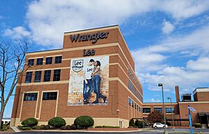 Wrangler headquarters building Greensboro 2022