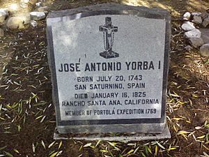 Yorba cenotaph