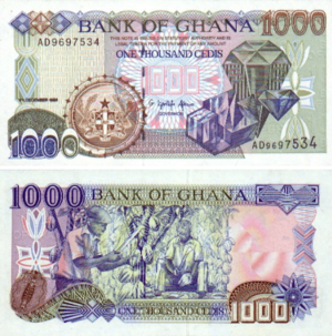 1000 cedis (1991)