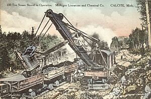 100 ton steam shovel, circa 1919