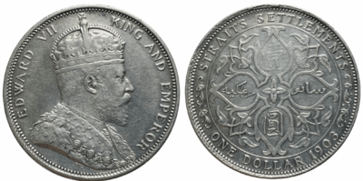 1 dollar Eo Biển Edward VII 1903
