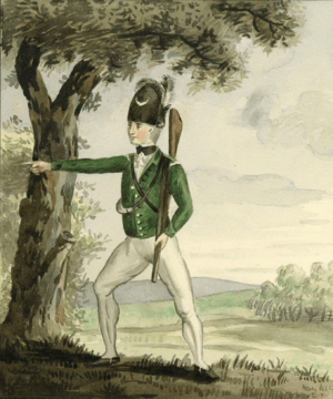 A Rifleman of the Queen's Ranger, ca. 1780