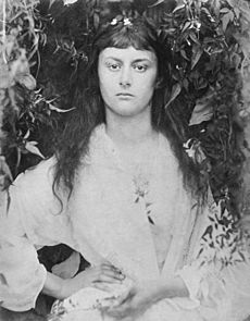 Alice Liddell in 1872 (photogravure by Julia Margaret Cameron)