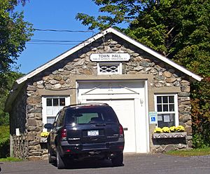 Town hall, along NY 203 in Spencertown