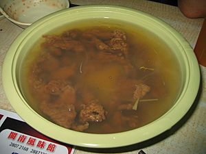 Beef thick soup
