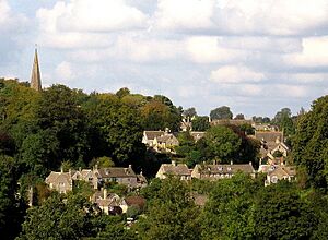 Bisley, Gloucestershire, a village in the Cotswolds