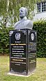 Bust of John Pennycuick, memorial garden, London Road Recreation Ground, Camberley, Surrey