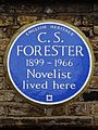 C. S. FORESTER 1899-1966 Novelist lived here