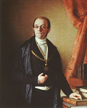 Carl Frh. von Rokitansky (1804-1878) als Rektor der Universität Wien (1852-53)