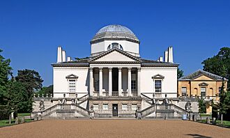 Chiswick House view from forecourt